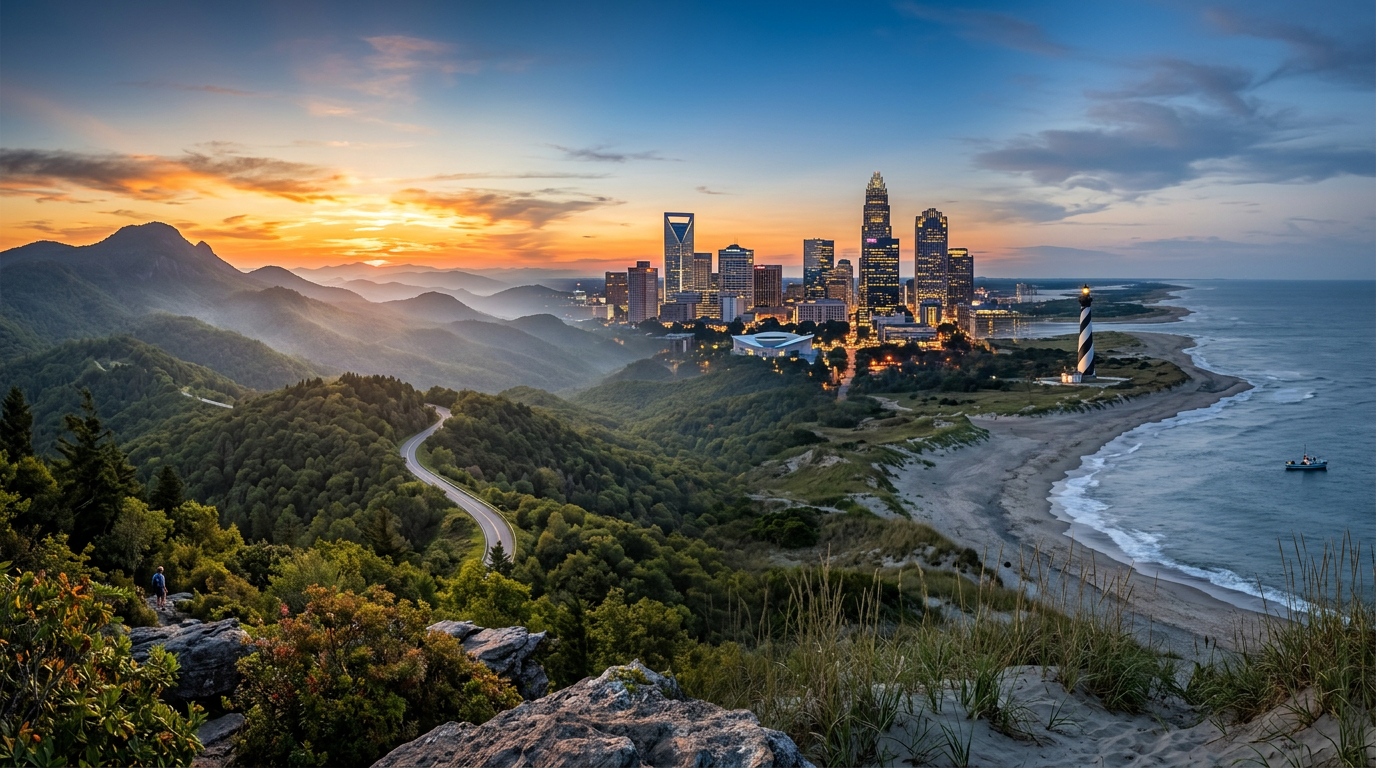 Landscape view of North Carolina