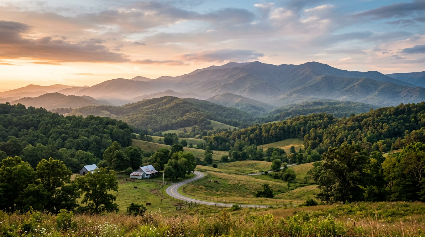 Landscape view of Tennessee